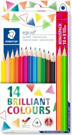 Staedtler ergosoft 157 Buntstift sortiert, 14er-Set