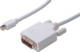 Digitus miniDisplayPort [Stecker] DVI Kabel, 3m (DK-340305-030-W)
