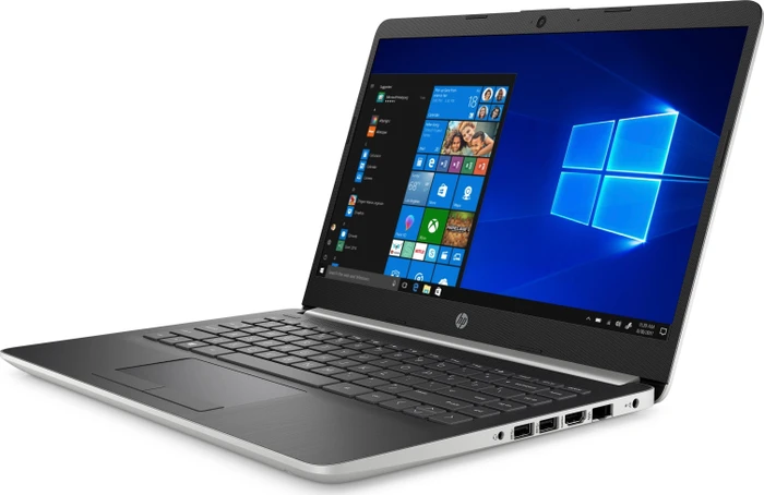 HP Laptop 14-dk0304ng, Natural Silver/Ash Silver, Athlon 300U, 4GB RAM, 128GB SSD, DE
