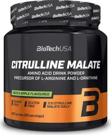 BioTech USA Citrulline Malatel 300g Grüner Apfel