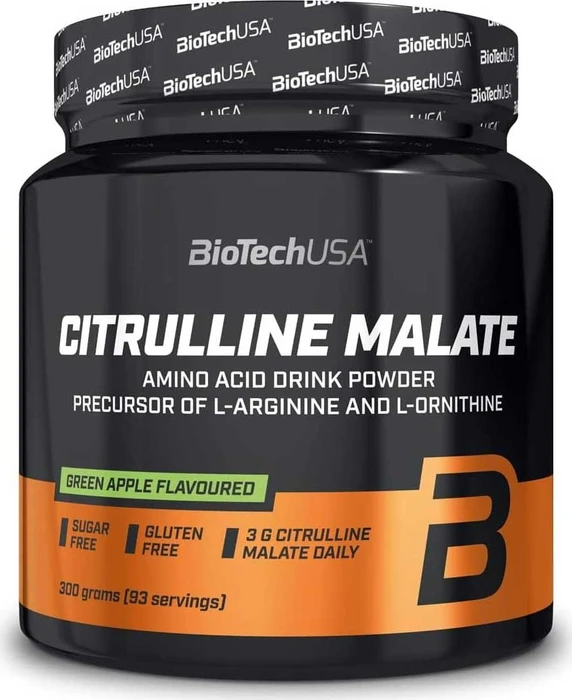 BioTech USA Citrulline Malatel 300g Grüner Apfel