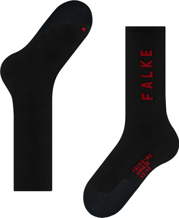 Falke BC Impulse Fahrradsocken schwarz