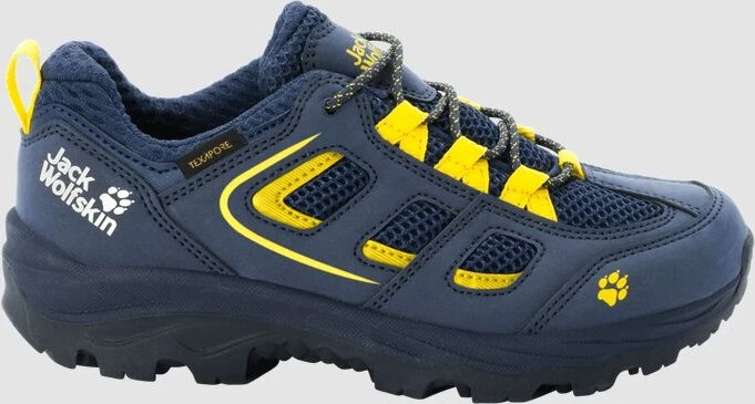 Jack Wolfskin Vojo Texapore Low blau/gelb (Junior)