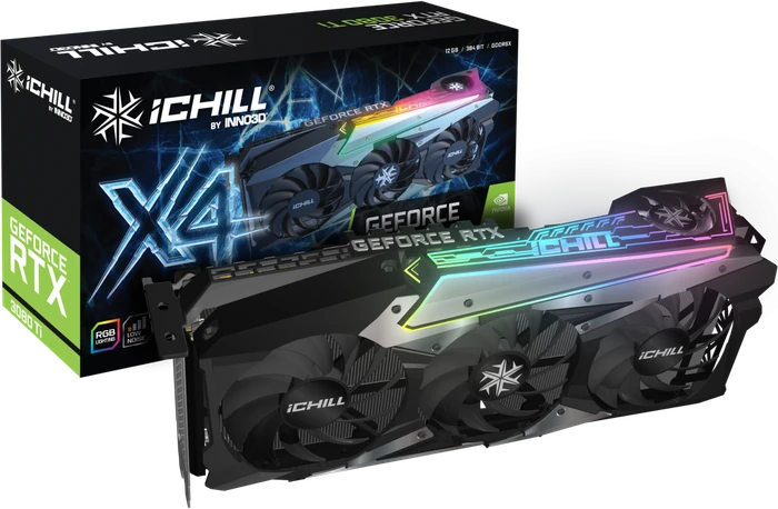 INNO3D GeForce RTX 3080 Ti iCHILL X4, 12GB GDDR6X, HDMI, 3x DP