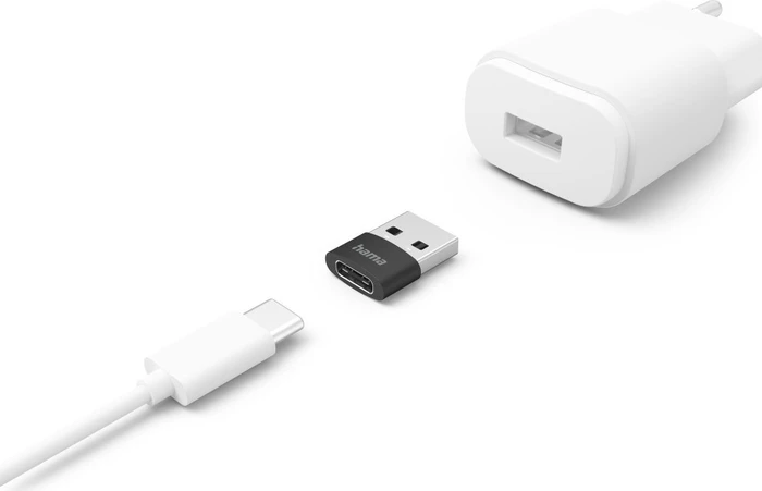 Hama USB-C-Adapter USB-A-Stecker/USB-C-Buchse 480 Mbit/s 3er-Pack