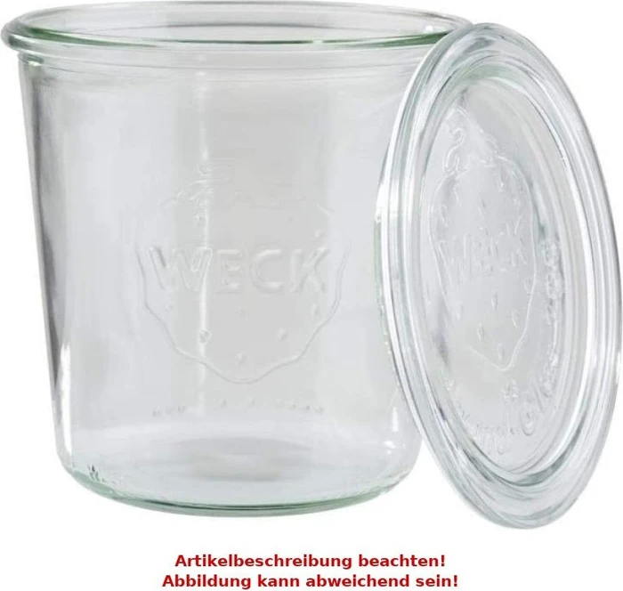 APS Weck Einmachgläser mit Deckel 290ml, 6 Stück
