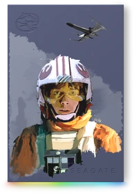 Seagate FireCuda Gaming HDD - Luke Skywalker Special Edition, 2TB, +Rescue, USB 3.0 Micro-B