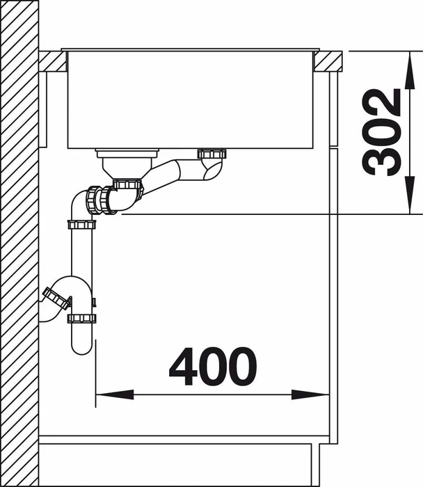 Blanco Axia III 6 S InFino Becken links mit Ablauffernbedienung anthrazit inkl. Holzschneidebrett