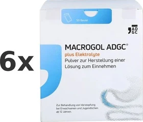 Zentiva Macrogol ADGC plus Elektrolyte Pulver Beutel, 50 Stück