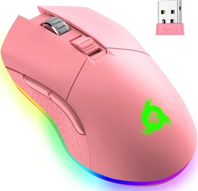 Klim Blaze Rechargeable Wireless Gaming Mouse rosa, USB (BL905PK)