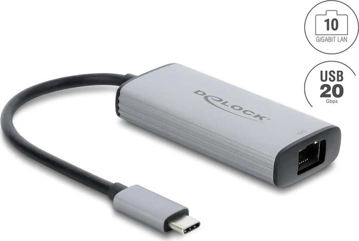 DeLOCK 10G LAN-Adapter, RJ-45, USB-C 3.2 [Stecker]