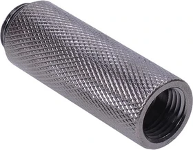 Aquatuning Verlängerung, G1/4", schwarz nickel