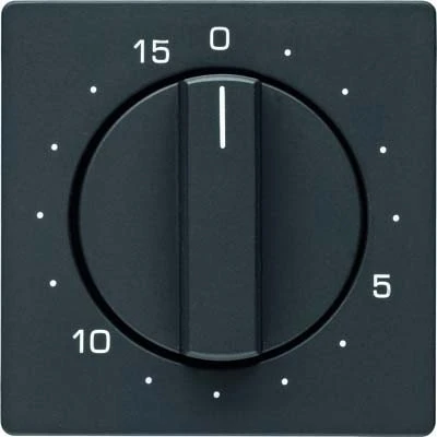 Berker Q.x Zentralstück für mechanische Zeitschaltuhr, anthrazit samt