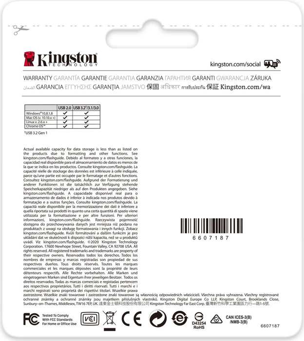 Kingston DataTraveler Exodia M 64GB, USB-A, USB 3.2 Gen 1×1
