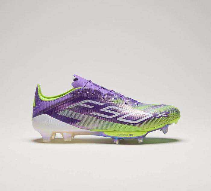 adidas F50+ FG purple rush/cloud white/lucid lemon