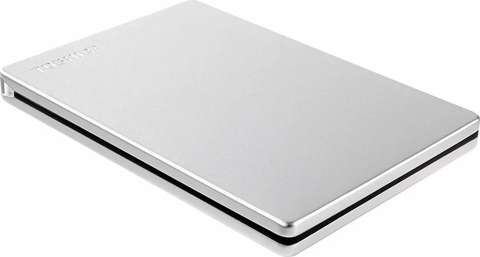 Toshiba Canvio Slim Silber, silber, 2TB, USB 3.0 Micro-B