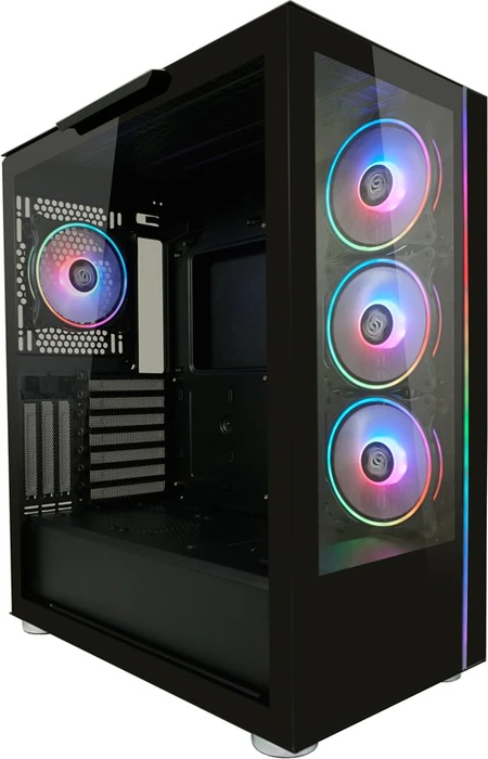LC-Power Gaming 808B Skylla_X, Glasfenster