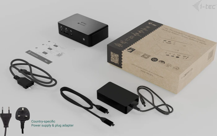 i-tec Thunderbolt 5 Quattro Display Docking Station, Thunderbolt 5 [Buchse]