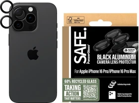 PanzerGlass Safe Camera Lens Protector für Apple iPhone 16 Pro/16 Pro Max schwarz