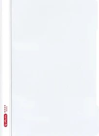 Herlitz Schnellhefter Kunststoff, A4, weiß