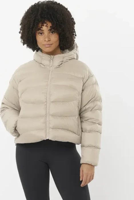 Salomon Outline Novelty Cropped Down Funktionsjacke rainy day (Damen)