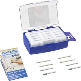 Dremel 682 Glasgravur Zubehörset für Multifunktionswerkzeug inkl. Werkzeugbox, 8-tlg.