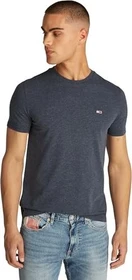Tommy Hilfiger Extra Slim Tommy Flag Jersey T-Shirt kurzarm dark night navy heather (Herren)