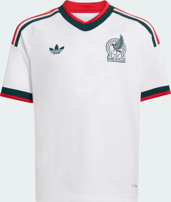 adidas FIFA WM 2026 Mexiko Auswärtstrikot kurzarm weiß (Junior)