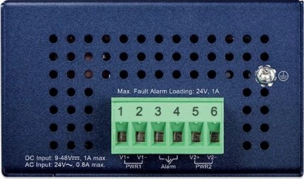 Planet IFGS Industrial Railmount Managed Switch, 10x RJ-45, 2x SFP