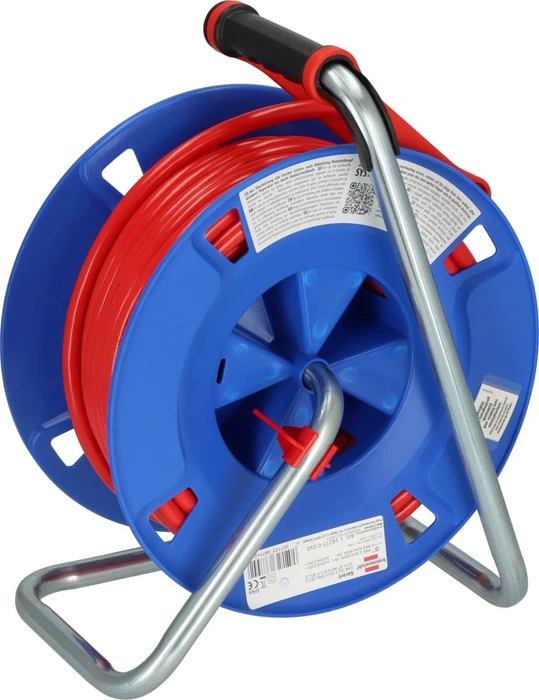Brennenstuhl Garant CEE 1 Kabeltrommel, CEE 400V/16A auf 2x Schuko + 1x CEE 400V/16A, 25m, IP44, AT-N07V3V3-F 5G1,5