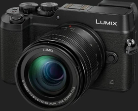 Panasonic Lumix DMC-GX8 schwarz mit Objektiv Lumix G Vario 12-60mm 3.5-5.6 ASPH Power OIS