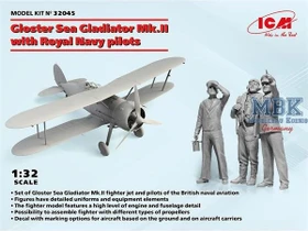 ICM Gloster Sea Gladiator Mk.II With Royal Navy pilots