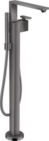 Hansgrohe AXOR Edge Einhebel-Wannenmischer bodenstehend polished black chrome