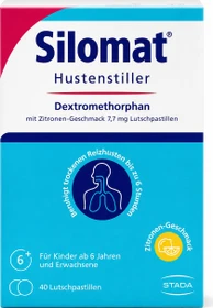 Stada Silomat DMP Lutschpastillen Zitronen-Geschmack, 40 Stück