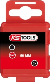 KS Tools Classic Innenzwölfkant Bit 1/4", M4x50mm, 5 Stück