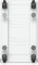 Ubiquiti 42U Rack Cabinet, 19" Rackschrank 42HE, mit Rollen, Glastür, weiß, 1000mm tief Vorschaubild