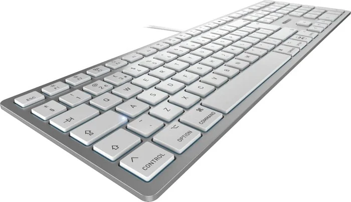 Cherry KC 6000 Slim for Mac-C, silber, USB, UK