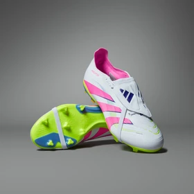 adidas Predator League Fold-Over Tongue MG cloud white/lucid pink/lucid lemon