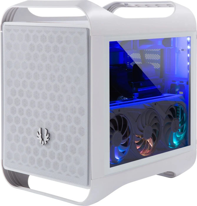 BitFenix Prodigy M 2022 ARGB, weiß, Glasfenster