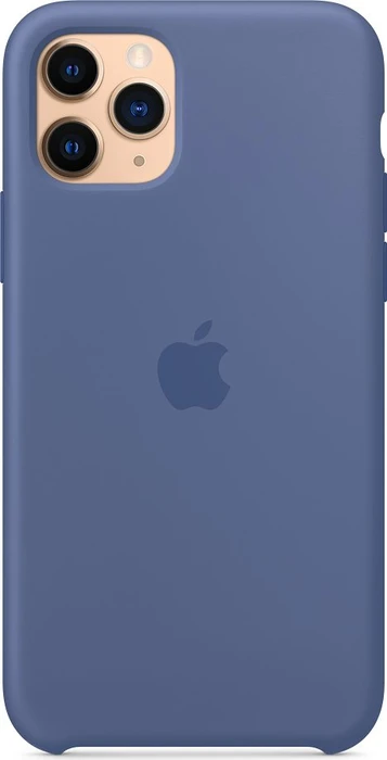 Apple Silikon Case für iPhone 11 Pro leinenblau