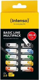 Intenso Basic Line Multipack 4GB, USB-A, USB 2.0, 20er-Pack