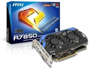 MSI Radeon HD 7850, R7850 Power Edition 2GD5, 2GB GDDR5, DVI, HDMI, 2x mDP