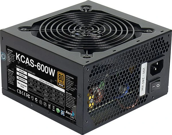 AeroCool KCAS 600W, ATX 2.3