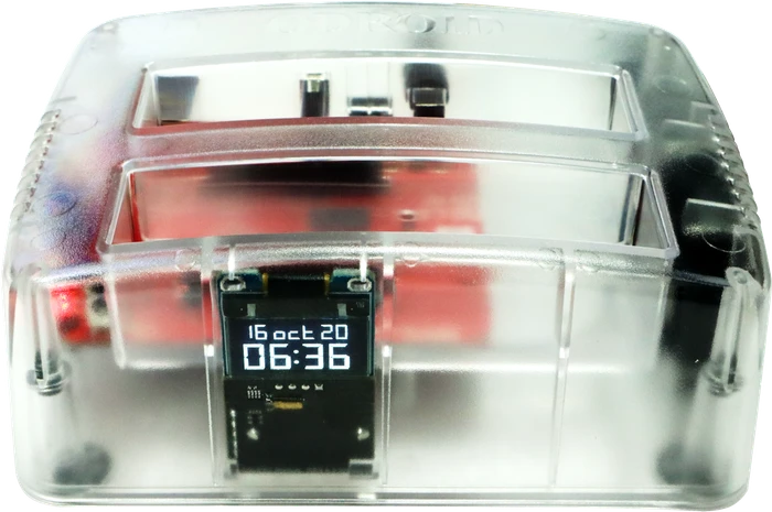 Hardkernel ODROID HC4 SBC Dockingstation, USB-A 2.0/Gb LAN, OLED