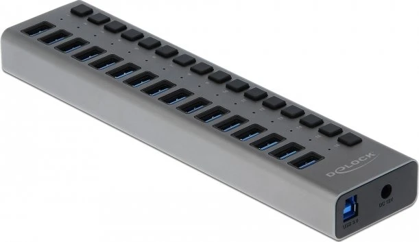 DeLOCK USB-Hub, 16x USB-A 3.0, USB-B 3.0 [Buchse]