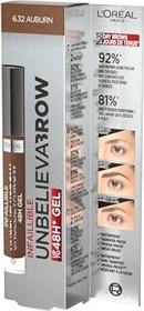 L'Oréal Unbelieva Brow Augenbrauen-Gel 104 chatain, 3.4ml