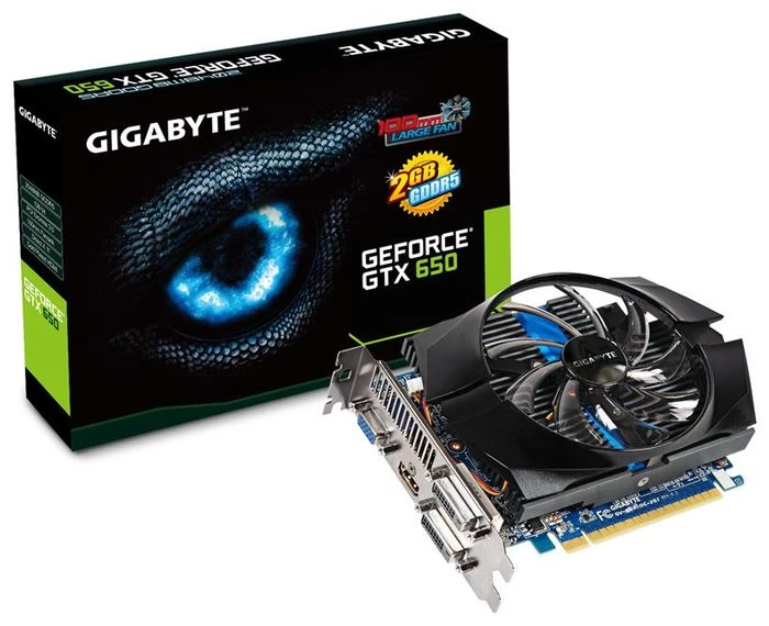 GIGABYTE GeForce GTX 650 OC, 2GB GDDR5, VGA, 2x DVI, HDMI