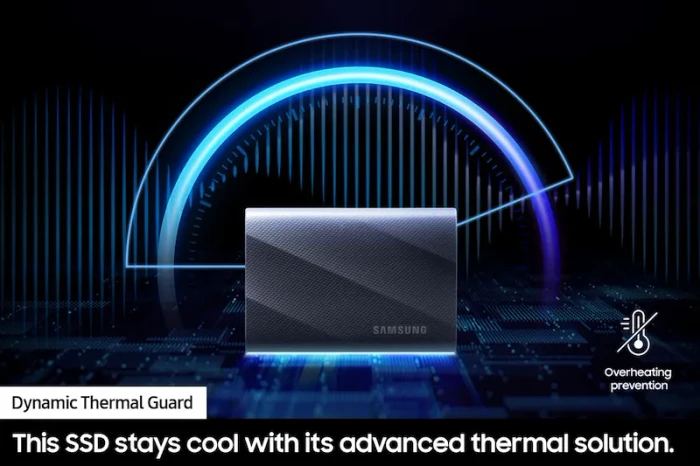 Samsung Portable SSD T9, schwarz, 1TB, USB-C 3.2