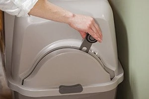 Catit SmartSift Katzentoilette mit Dach, beige