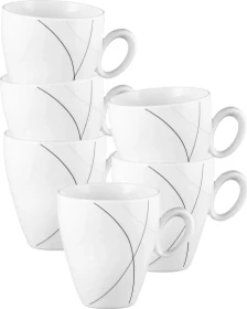 Seltmann Weiden Trio Highline 71381 Kaffeetasse 230ml, 6 Stück